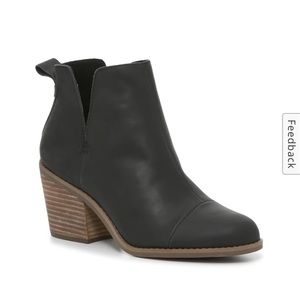 Toms Everly bootie black size 7. EUC, worn once. Retails for $120.